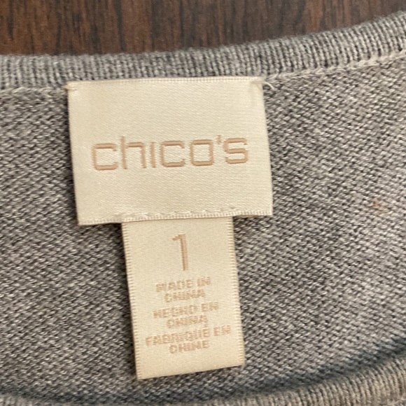 Chicos Jeweled Winter Top - Picture 2 of 3